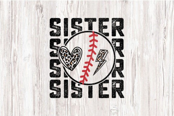 Baseball Sister, T-Ball Distressed PNG Review for Real Projects