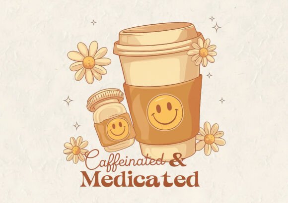 Caffeinated and Medicated Embroidery Design Review