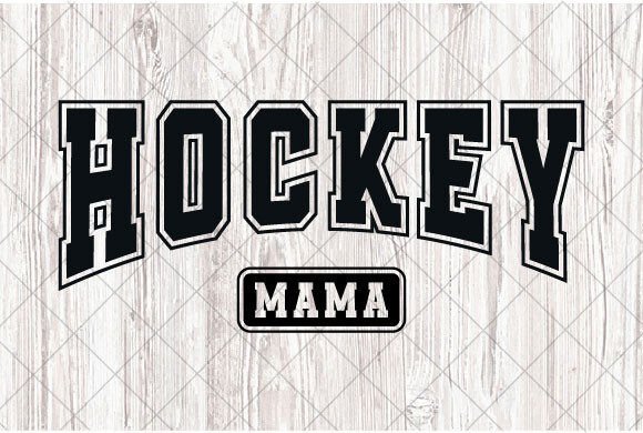 Hockey Mama Varsity Svg, Hockey Mom Png
