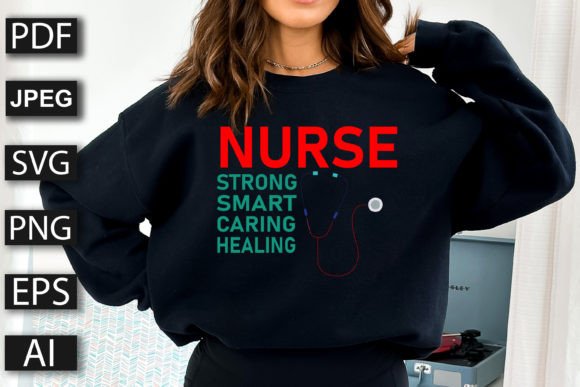 Nurse Strong Smart Caring Healing Embroidery Design Review