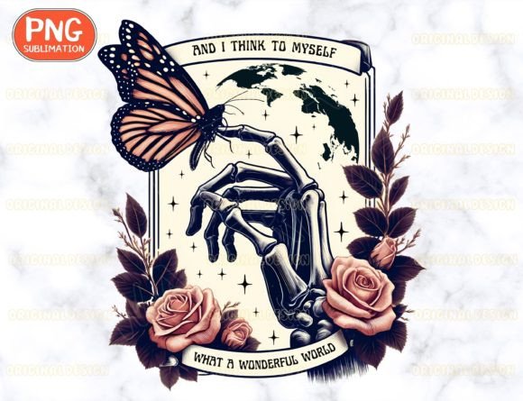 Positive Saying, Wonderful World Design Review for Real Embroidery Projects