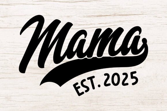 Retro Mama PNG SVG Embroidery Design for 2025
