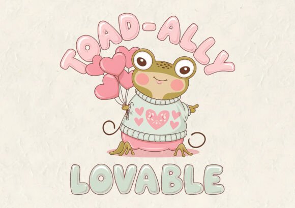 Toad-Ally Lovable Valentine Design Png Review